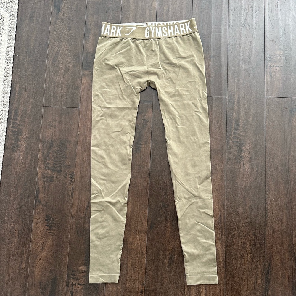 Gymshark olive colored yoga leggings size small